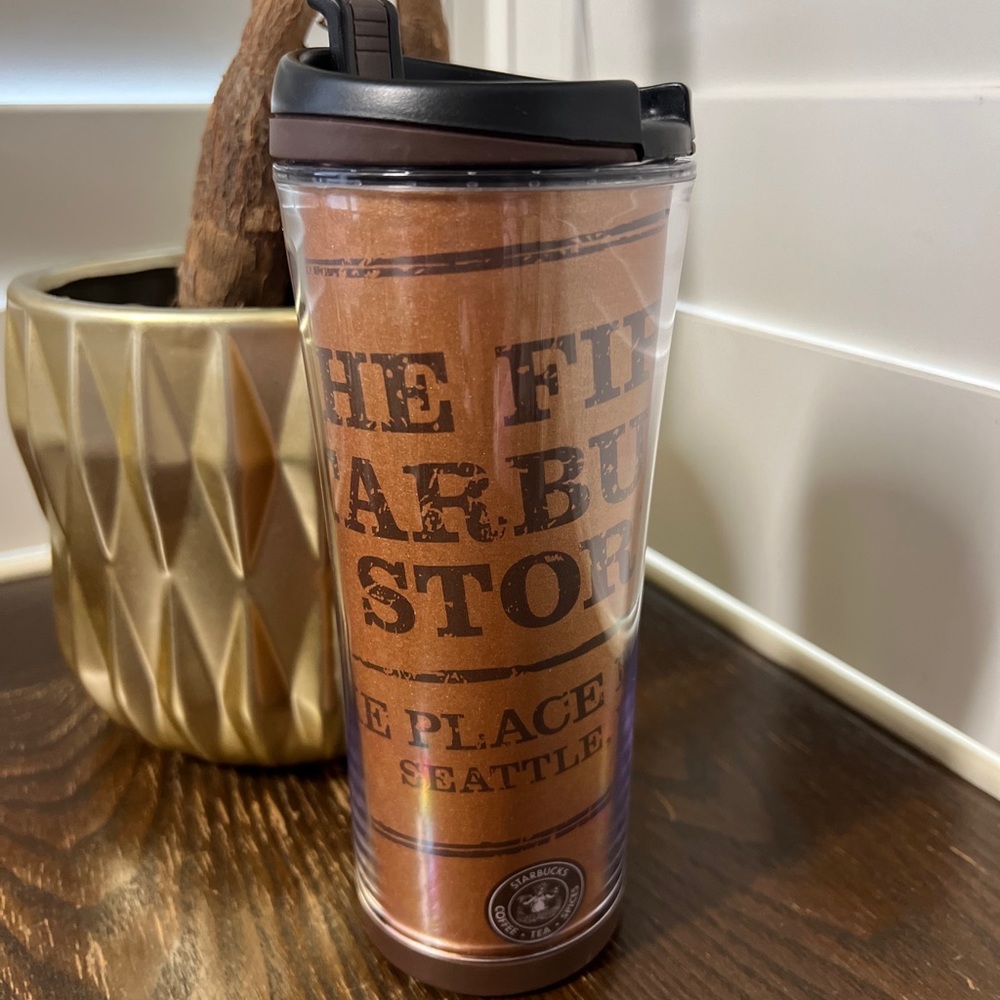 Starbucks Travel Mug The First Starbucks Store Pike Place Market Seattle 2007